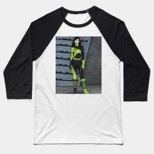 Y2K Goth Shego Baseball T-Shirt